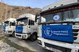 کامیون های برنامه جهانی غذا